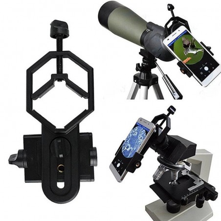 Adaptador Lente Para Microscopio Telescopio Teléfono